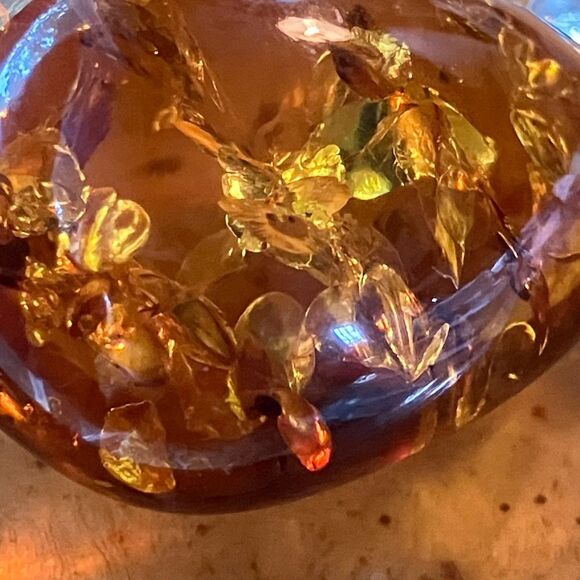 Natural Baltic Amber Sterling Silver Necklace - Picture 5 of 10